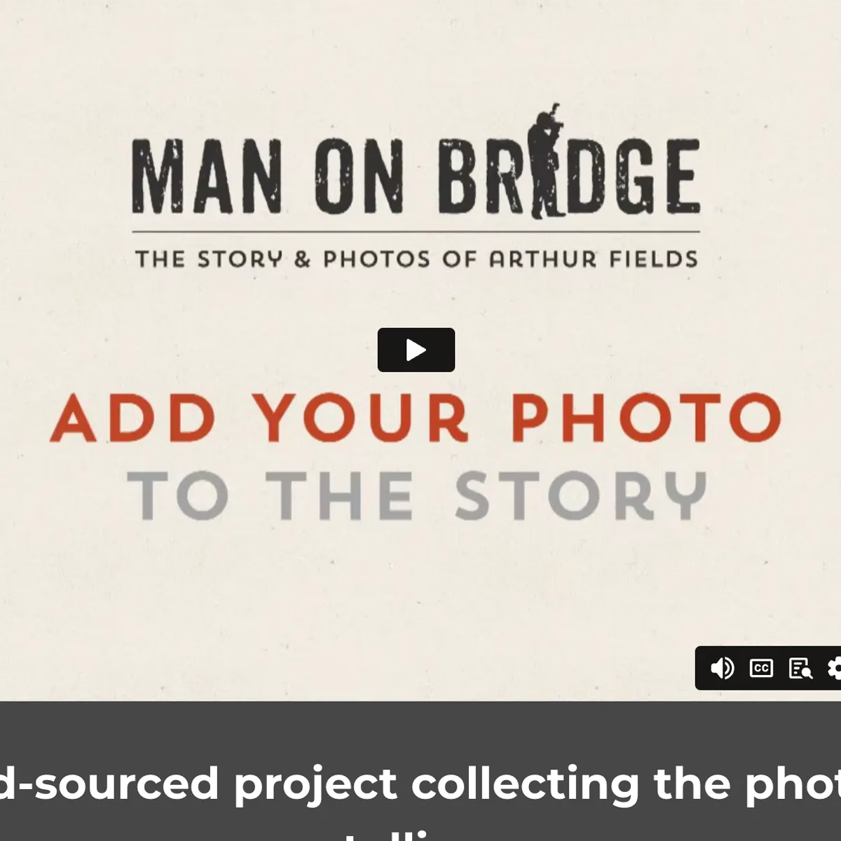 Man On Bridge