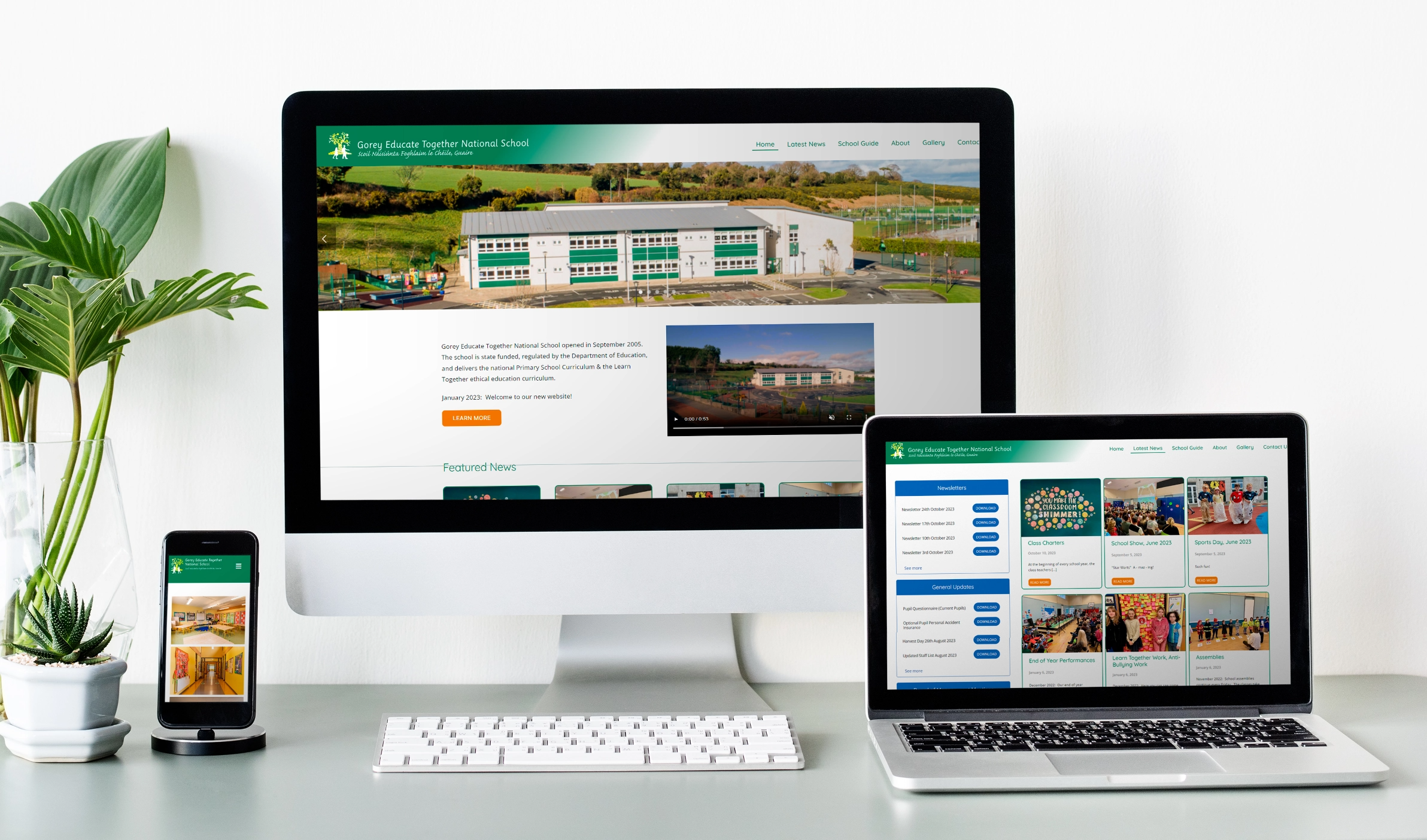 Gorey Educate Together National School website