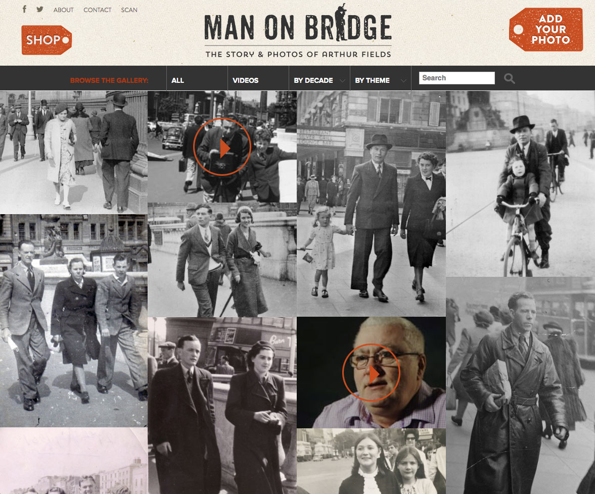 Man On Bridge homepage